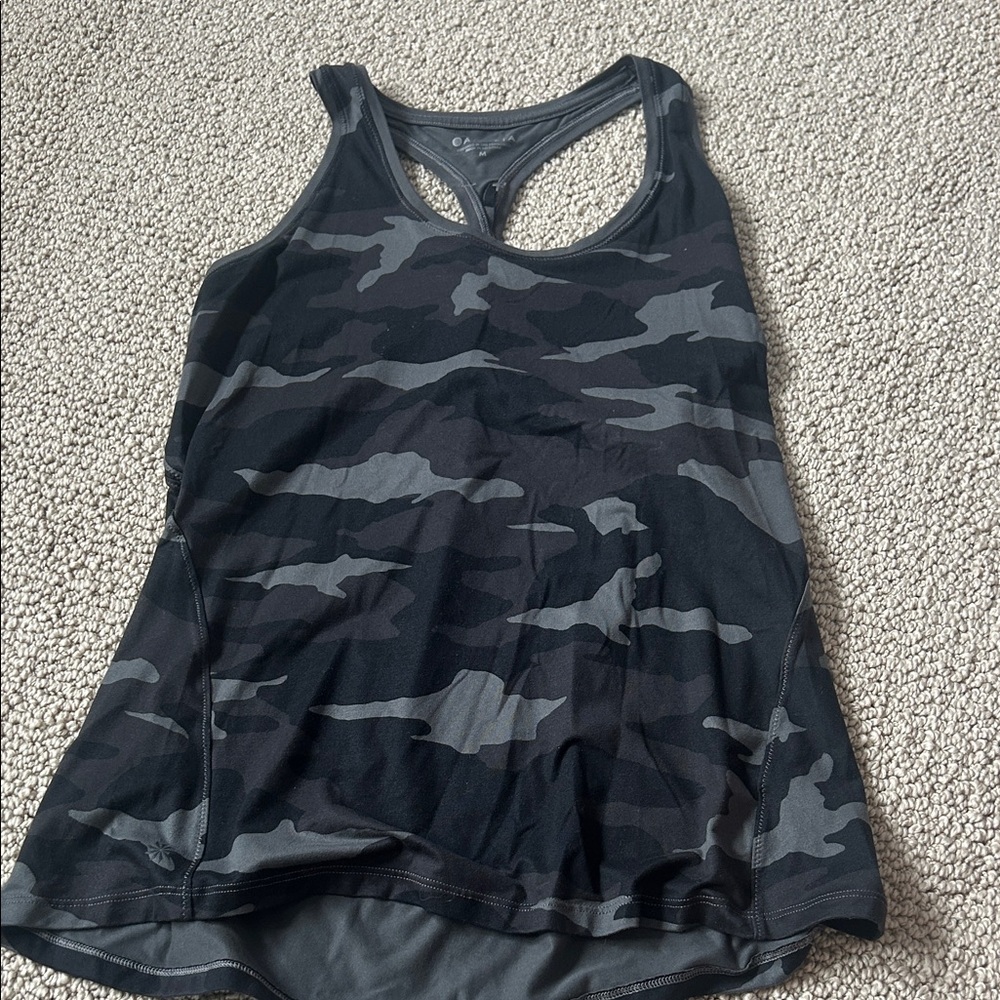 Black Camo Athleta Workout Tank